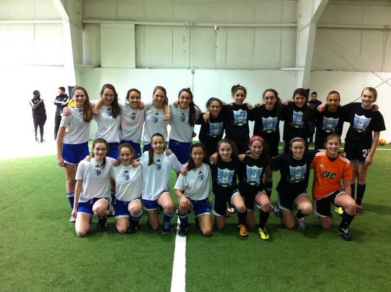U14 Girls Tournament Finalists - CFC Extreme and Wilton